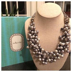 Stella & Dot Jewelry - Stella & Dot pearl and jewel necklace Stella & Dot Jewelry - Stella & Dot pearl and jewel necklace